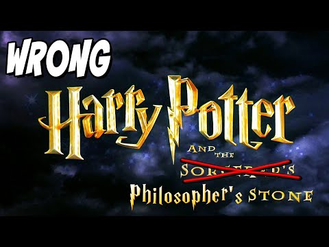 Is It PHILOSOPHER'S or SORCERER's Stone? - Harry Potter Explained