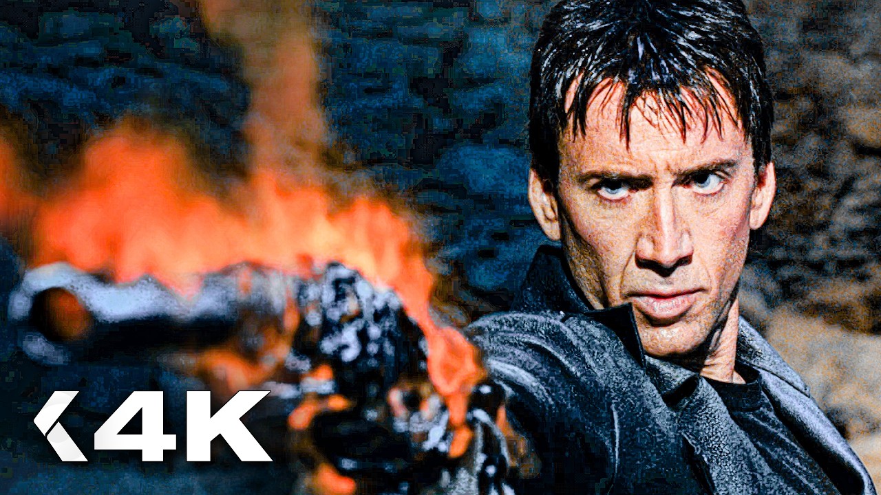 Nicolas Cage Set the Bar High for Ryan Gosling - GHOST RIDER Best Transformation Scenes