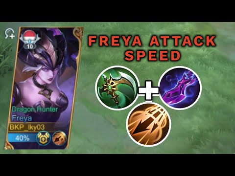 FREYA ATTACK SPEED | MOBILE LEGENDE