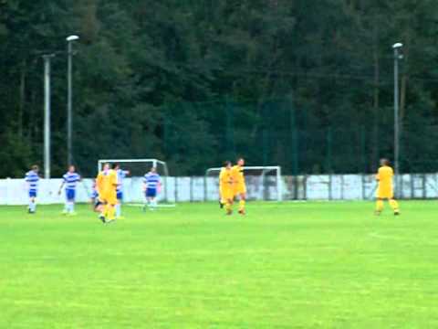 LO Siedlce 16.09.2011 MKS Mazovia -  Sęp Żelechów, gol Krajewskiego 1-0.mpg