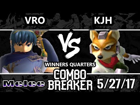 Combo Breaker 2017 Smash Melee - ME | Vro (Marth) vs KJH (Fox) - SSBM WQ