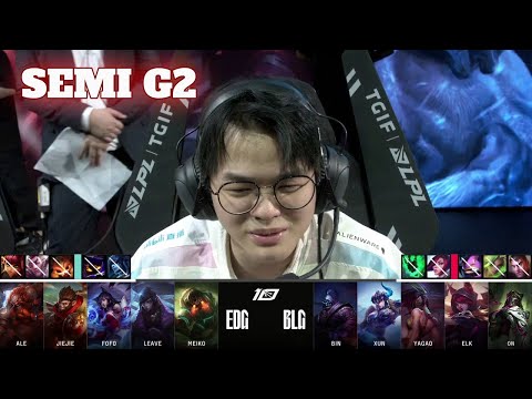 EDG vs BLG - Game 2 | Semi Final LPL Spring 2023 Playoffs | Edward Gaming vs Bilibili Gaming G2