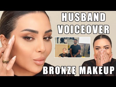 My Husband Does My Voiceover Makeup Tutorial! | Nina Ubhi