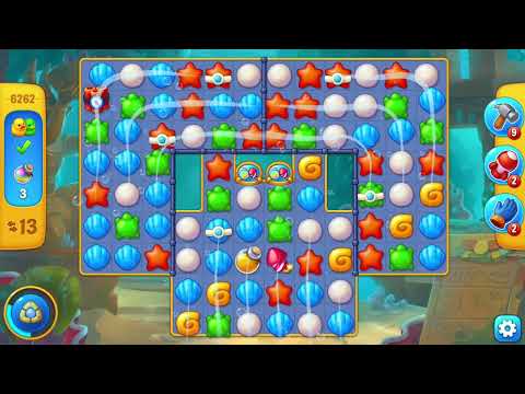 [FISHDOM Walkthrough] Level 6262 (Qua màn - Fishdom)