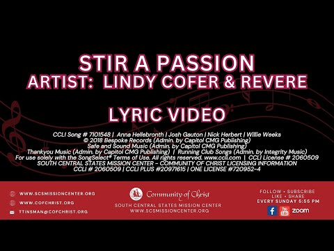 Lyric Video - Stir a Passion by Lindy Cofer & Revere