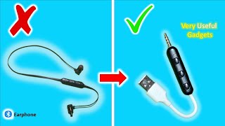 [New] Old Bluetooth Earphone Convert to Bluetooth AUX| Life Hacks
