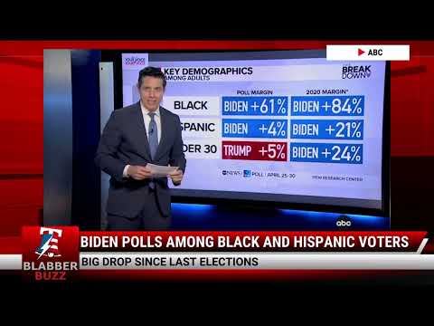 Watch: Biden Polls Among Black And Hispanic Voters