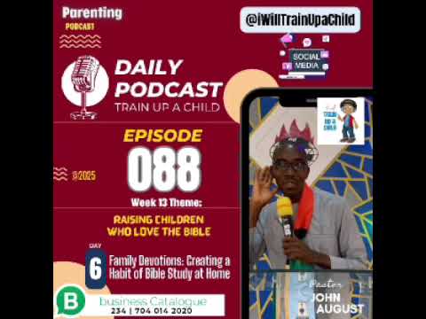 🎙️ 088 | Family Devotions: Creating a Habit of Bible Study at Home | Train up a Child Podcast