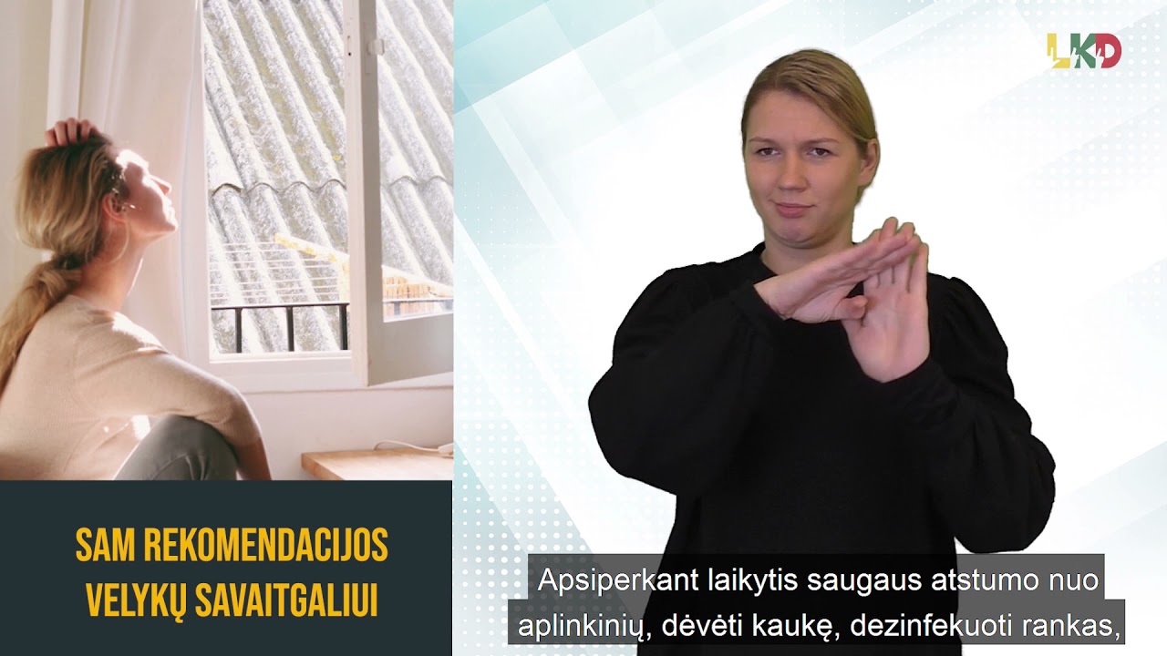 SAM rekomendacijos Velykų savaitgaliui