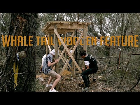 MTB Trail-building | Construction of a Wooden Feature