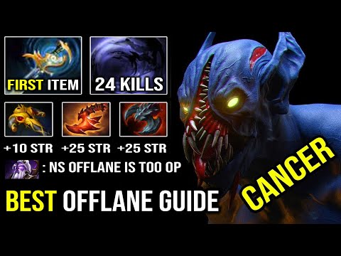 NEW 7.30 OFFLANE GUIDE | Ultra Tank Nightstalker 24Kills with Full Strength Build Dota 2
