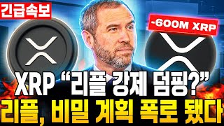 리플 | XRP 글로벌 비밀 계획이 폭로 되었습니다... 리플 소유 물량 대규모 덤핑 발표..기관 전용 게이트로 넘긴다?