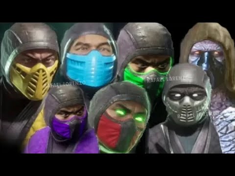 MORTAL KOMBAT SCORPION SUB-ZERO REPTILE ERMAC TREMOR RAIN SMOKE NOOB Evolution Skins MK1 - MK11