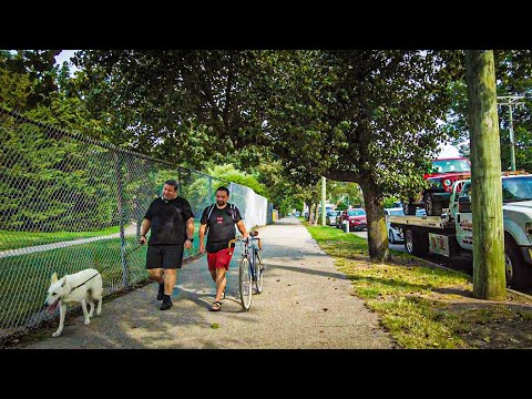 {4K} Walking in DYKER HEIGHTS | Dyker Beach Golf Course Trail | Walking in Brooklyn NYC | ASMR