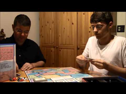 Strategic board game review Middle Empire resembles Catan and Risk