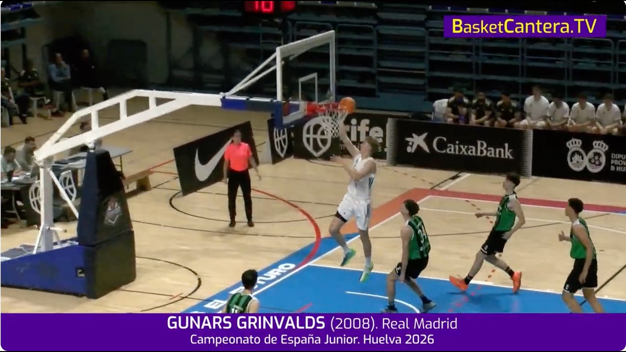 GUNARS GRINVALDS ('08) Real Madrid U18M.- Campeonato de España Junior 2026