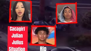 Cacagirl,julian,and Julius car crash