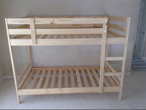 Советы и подсказки по сборке двухъярусной кровати Ikea Mydal