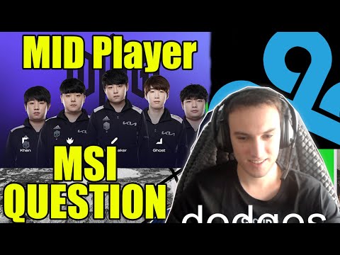Perkz answered questions about MSI and DWG and the MID lane players | C9 Perkz stream