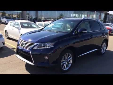 New Blue on Parchment 2015 Lexus RX 350 AWD - Technology Package Review - Downtown Edmonton