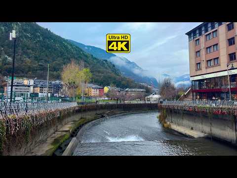 WALKING TOUR ANDORRA LA VELLA 2025. ANDORRA THE RELAXATION CAPITAL OF THE WORLD!
