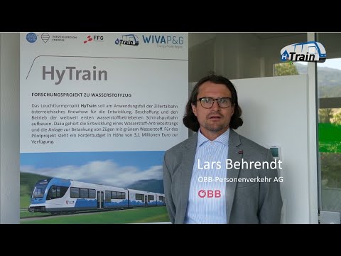 Lars Behrendt, ÖBB, Statemend and Presentation of a Hydrogen Train in ÖBB Passenger Service
