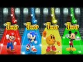 Mario Party 9 MiniGames Mario Vs PacMan Vs Mickey Mouse Vs Sonic Master Cpu