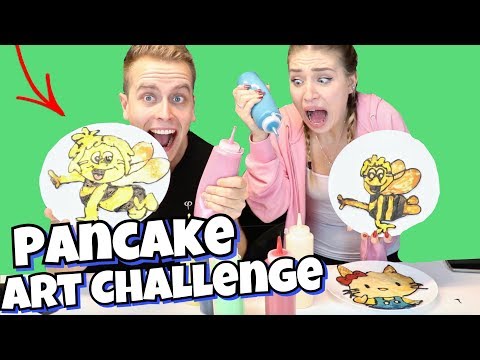 The big battle: Pancake Art Challenge 😏🥞 | BibisBeautyPalace