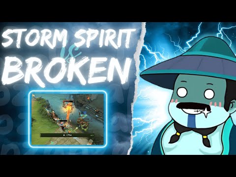 Unstoppable Storm Spirit Gameplay!