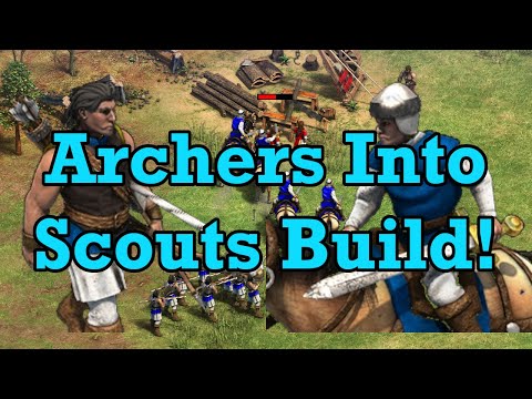 21 Pop Archers Into Scouts Build Order!