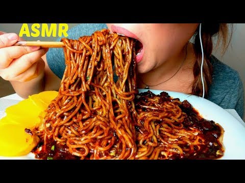 *No Talking* ASMR BEST Korean Black Bean Noodles 먹방 짜장면 jajangmyeon Jjajangmyeon suellASMR Part 3