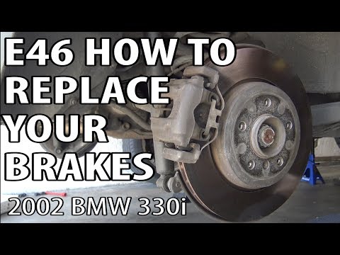 BMW E46 How To Replace Front & Rear Brakes DIY