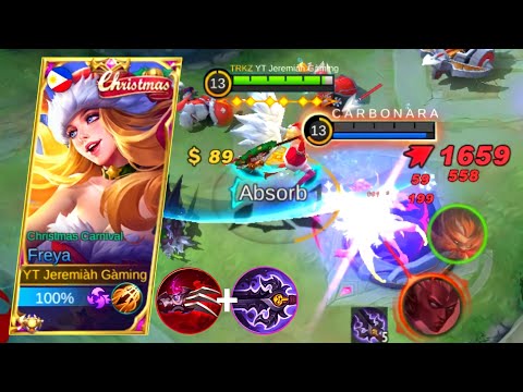 WHEN TOP 1 GLOBAL FREYA TRY DEMON CLAWS BUILD🔥| FREYA BEST BUILD 2022 | MUST WATCH | MLBB✓