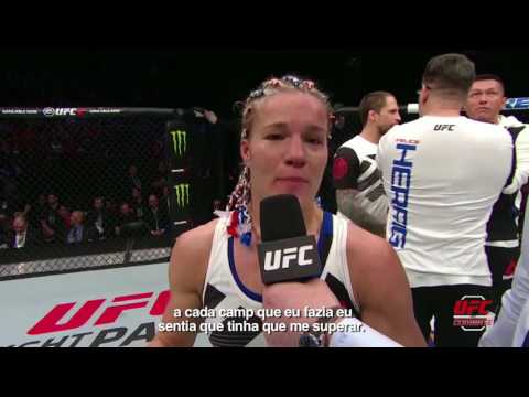 Confira a entrevista de Felice Herrig no octógono do UFC Houston