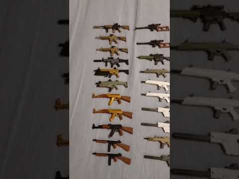 My Current Armory of 1:12 Scale Valaverse Action Force Weapons packs.