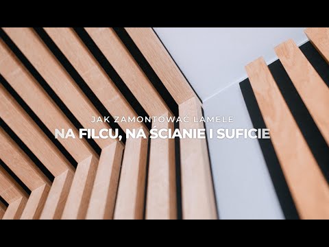 How to install slats on felt DIY - assembly instructions - Lamele3D - modern interior decorations