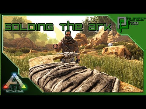 Soloing the Ark S4E91 - HIDE GATHERING TAMING PEN - MORELLATOPS - DOEDICURUS TAMING