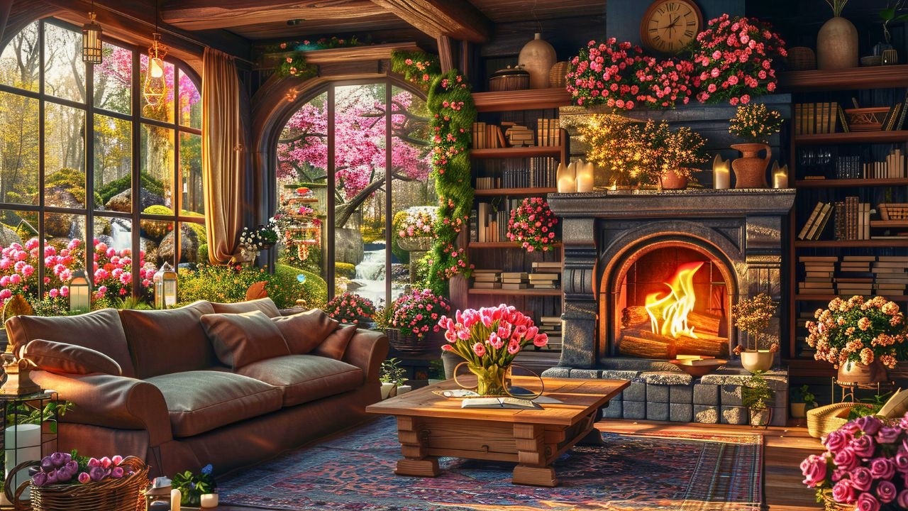 Cozy Lakeside Jazz Atmosphere for Deep Relaxation | Soft Outdoor Café Jazz Music for Focus Ambience