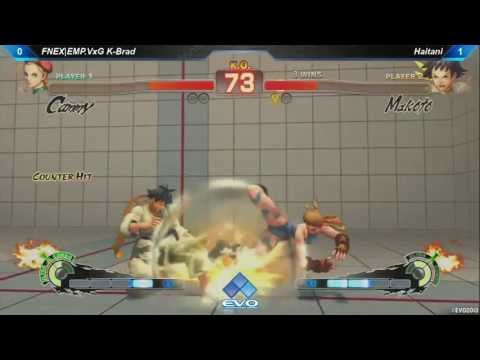 [EVO 2013 SSFIV AE Top 32] FNEX EMP VxG K Brad (Cammy) vs Haitani (Makoto)