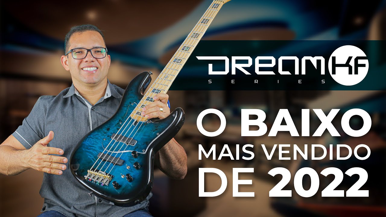 O Baixo deOliveira mais vendido do ano - DREAM KF 5 CORDAS