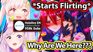Nerissa and Liz Can't Stop Flirting On The Official Hololive Channel, Reine and Iofi:
