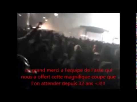 La joie des supporters stéphanois ! ASSE-Rennes CDL 2012-2013