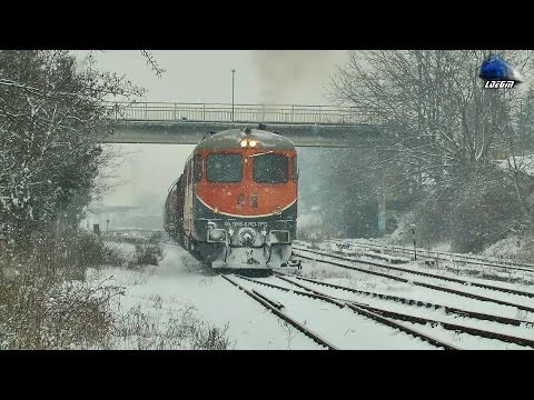 Sulzer Power in Snow! DA 60-1695-0 cu Mecanic Grozav/with Great Engineer in Oradea - 21 January 2016