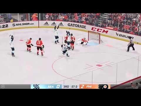 October 18, 2021 Seattle vs Philadelphia NHL Season Franchise Mode