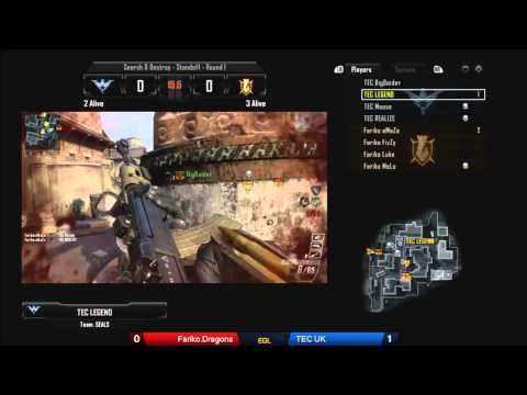 EGL9 : Turtle Beach BO2 Spring Championship : Fariko Dragons vs TEC UK : Pool Play R2 - Map 2