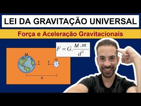 LEI DA GRAVITAÇÃO UNIVERSAL - Força e Aceleração Gravitacionais