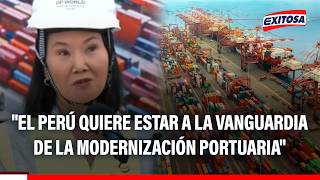 🔴🔵 Keiko Fujimori participó en descarbonización y modernización del Muelle Sur del Puerto del Callao