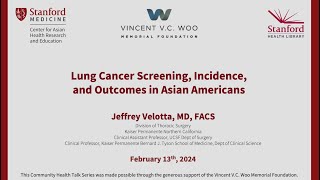 Lung Cancer Screening, Incidence, and Outcomes in Asian Americans