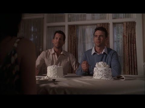 Desperate Housewives - Susan can't decide between Ian and Mike (wedding cake moment)