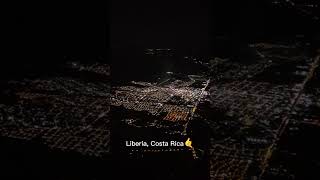 Liberia, Costa Rica At Night From Above #travel #visitcostarica